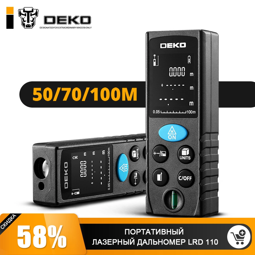 Дальномер лазерный DEKO LRD110-50m 
