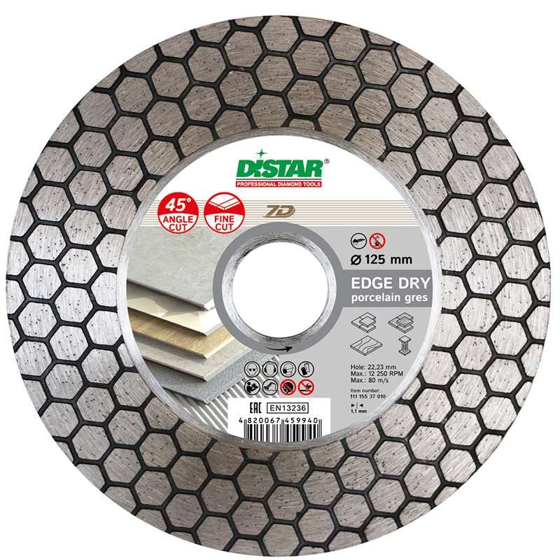 Алмазный диск DISTAR 1A1R Edge Dry D125