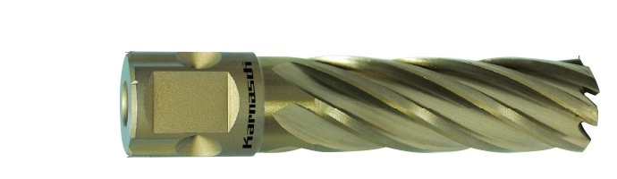 Твердосплавное корончатое сверло Karnasch Gold-Line L55 D13.5 HSS Universal/Weldon 19 мм
