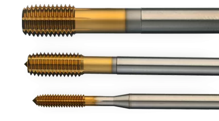 Бесстружечный метчик CENTERDRILL M8 TiN (раскатник)