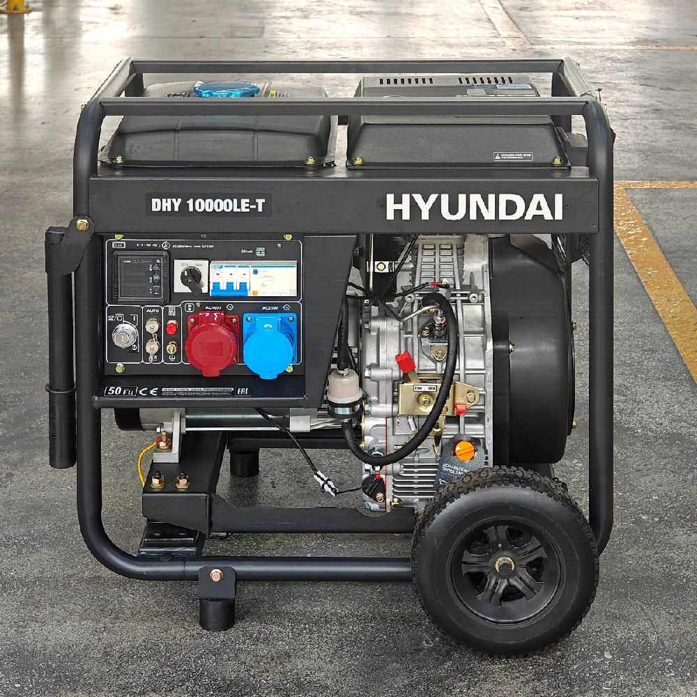 Дизельный генератор Hyundai DHY 10000LE-T