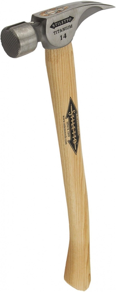 STILETTO Ti14MC-H18 Молоток с деревянной рукояткой
