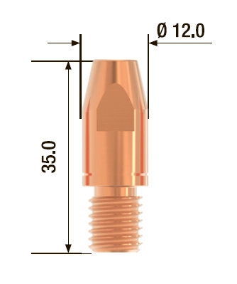 Контактный наконечник FUBAG M10х35 CuCrZr d1.4мм