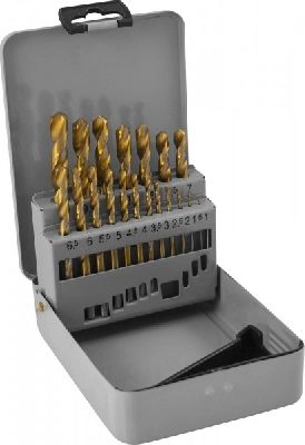 Набор спиральных сверл Thorvik HSS TiN TDBS19 TDBS19 – купить в , анонс
Набор спиральных сверл Thorvik HSS TiN TDBS19 – анонс, характеристики, TDBS19