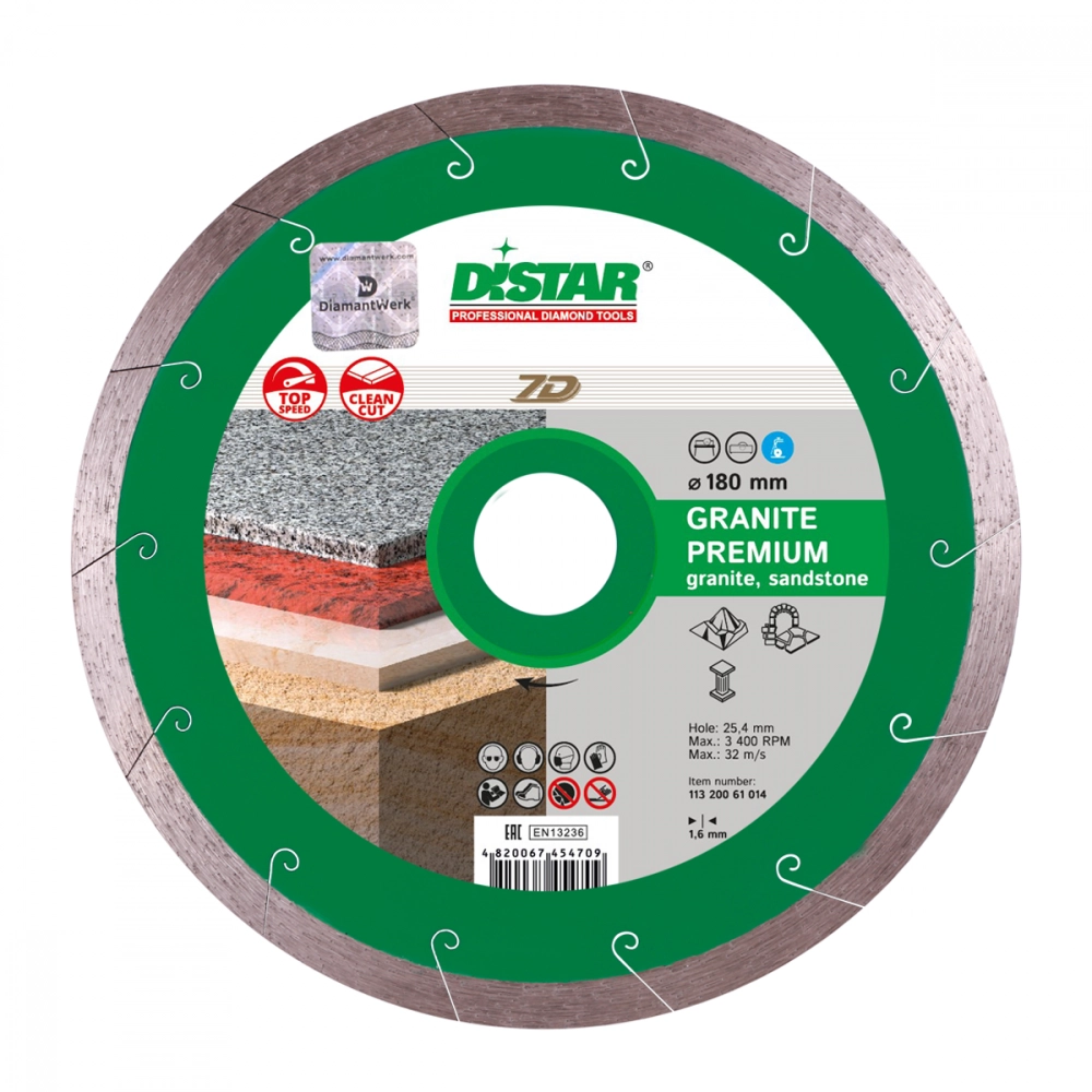 Алмазный диск DISTAR 1A1R GRANITE PREMIUM D200