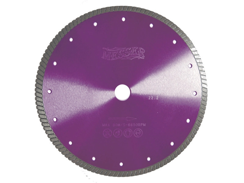Алмазный диск MESSER G/M турбо для гранита D125