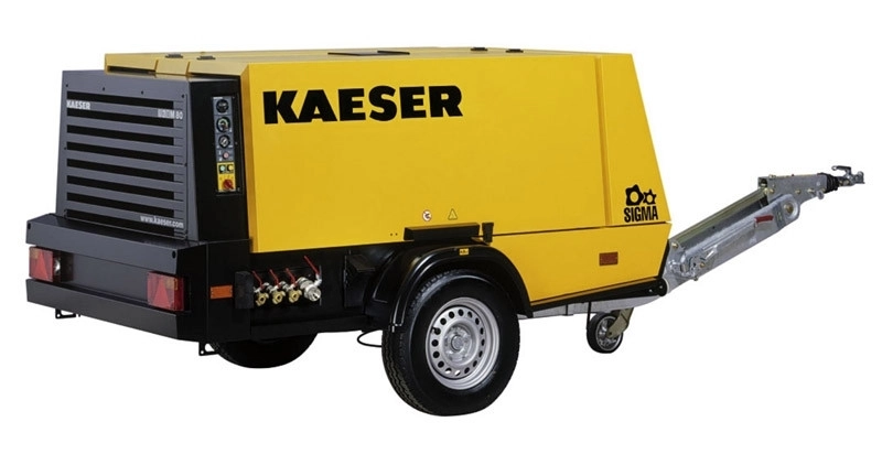 Компрессор KAESER M 100 (на салазках) дизельный, подготовка воздуха