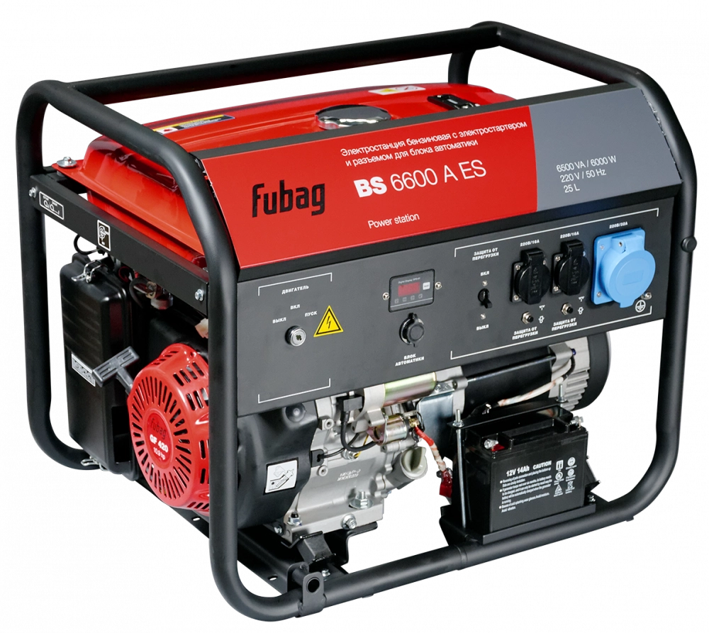 Бензогенератор FUBAG BS6600A ES