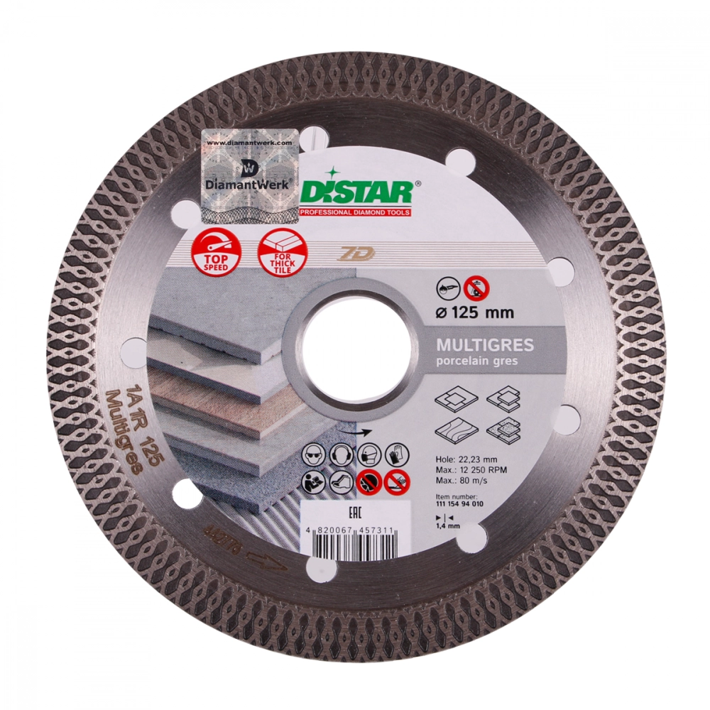 Алмазный диск DISTAR 1A1R Multigres D125