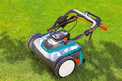 Gardena Газонокосилка электрическая, барабанная 380 ЕС: 04028-20.000.00 по цене Gardena Газонокосилка электрическая, барабанная 380 ЕС: Газонокосилки электрические Товар УТ000023585 0