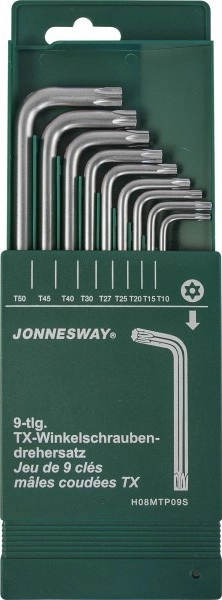 Набор торцевых ключей TORX Jonnesway H08MTP09S