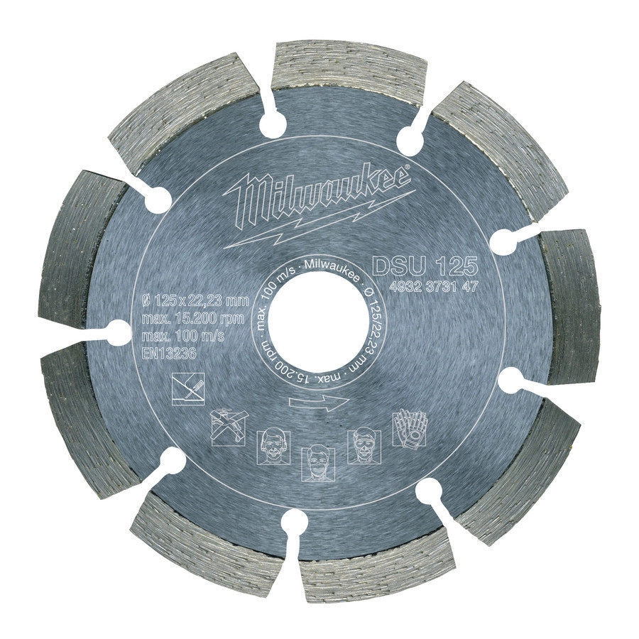 Алмазный диск Milwaukee DSU D 125