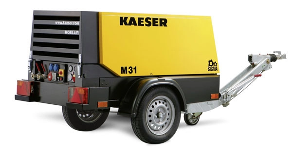 Компрессор KAESER M 31 (на шасси) с дизельным двигателем