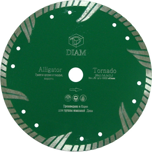 Алмазный диск Diam Tornado Alligator D230