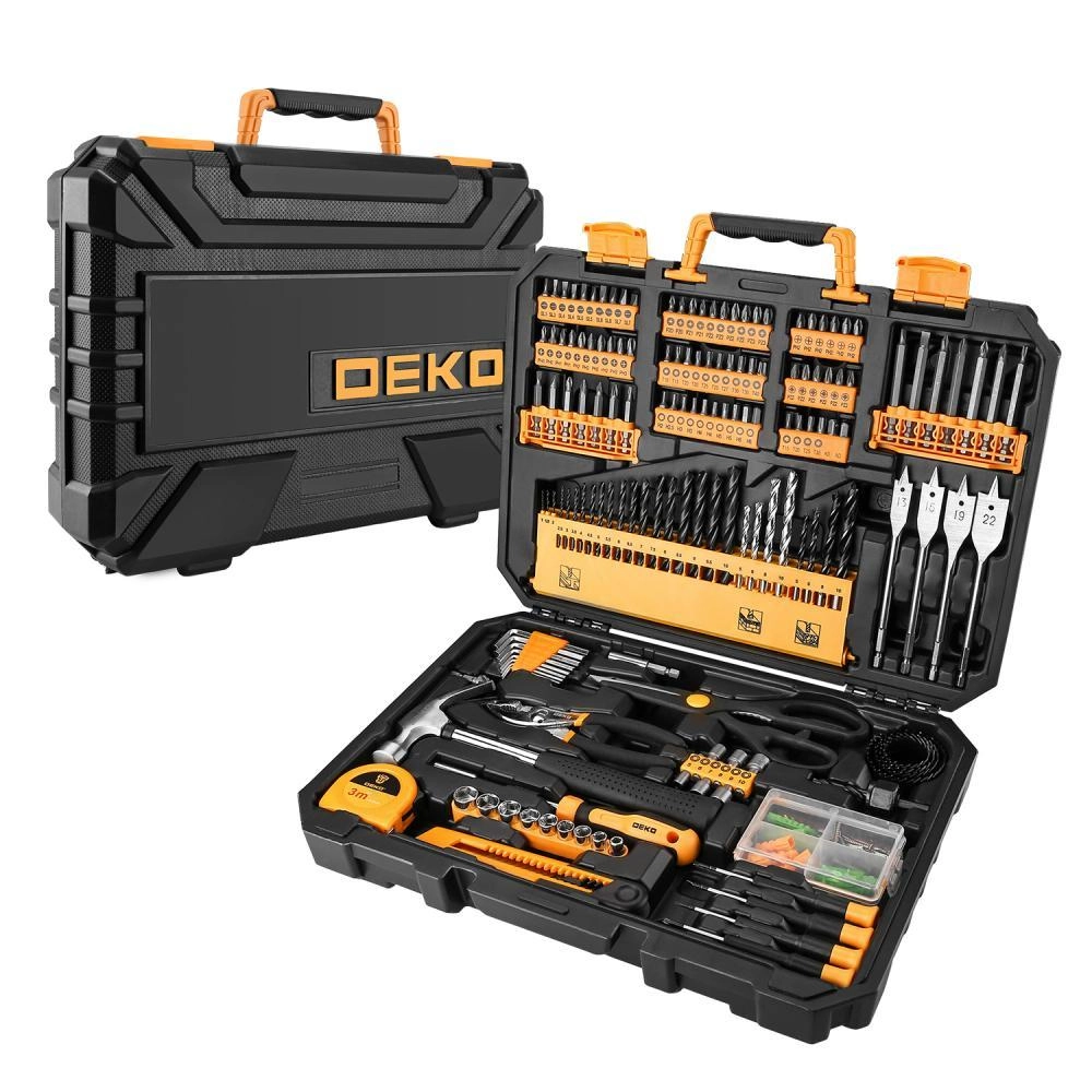 Набор инструмента для дома в чемодане Deko DKMT130 (130 предметов) 