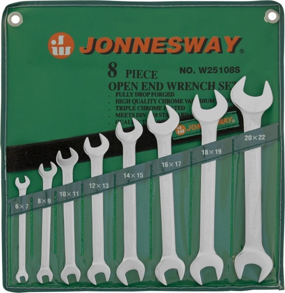 Набор ключей рожковых Jonnesway W25108S