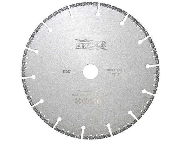 Алмазный диск MESSER F/T по металлу ультратонкий D230 : 9 788 ₽ Алмазный диск MESSER F/T по металлу ультратонкий D230 : детальное описание и быстрый заказ
