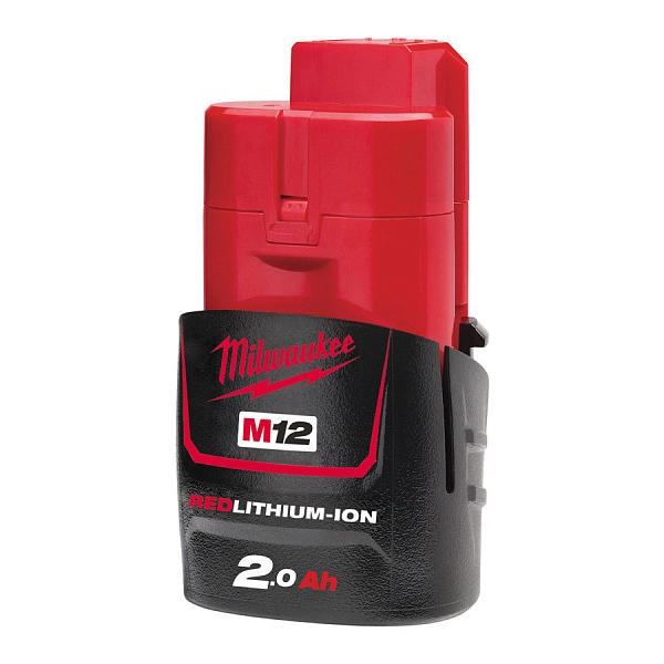 Аккумулятор 2.0Ач Milwaukee M12 B2 детальные картинки Детальное изображение : аккумулятор 2.0ач milwaukee m12 b2