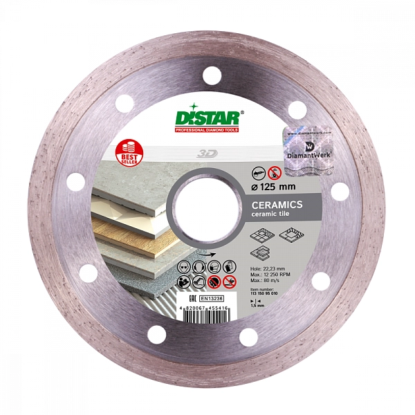 Алмазный диск DISTAR 1A1R Bestseller Ceramics D125 : 1 920 ₽ Алмазный диск DISTAR 1A1R Bestseller Ceramics D125 : детальное описание и быстрый заказ