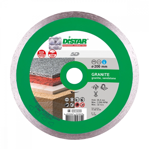 Алмазный диск DISTAR 1A1R GRANITE D125 : 2 453 ₽ Алмазный диск DISTAR 1A1R GRANITE D125 : детальное описание и быстрый заказ