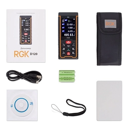 Лазерный дальномер с видоискателем RGK D120 (4610011871382) RGK – анонс, характеристики, 
