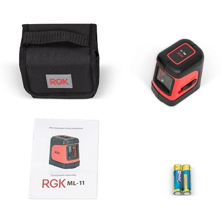 Комплект: лазерный уровень RGK ML-11 + штатив AMO A160 (779098) RGK – анонс, характеристики, 