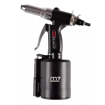 Заклепочник 2,4 - 6,4 мм, пневмогидравлический, пневмоудержание заклепки MIGHTY SEVEN PA-201V лучшие предложения