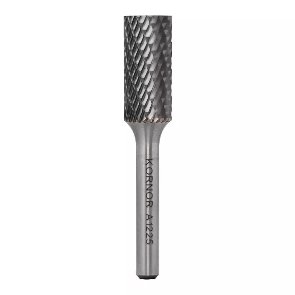 Борфреза цилиндрическая KORNOR A1225BM06 насечка двойная типа А Борфреза цилиндрическая KORNOR A1225BM06 насечка двойная типа А