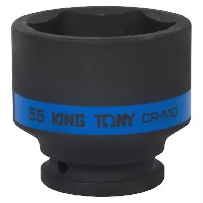 Головка торцевая ударная шестигранная 3/4&quot;, 55 мм KING TONY 653555M KING TONY – анонс, характеристики, MST653555M 