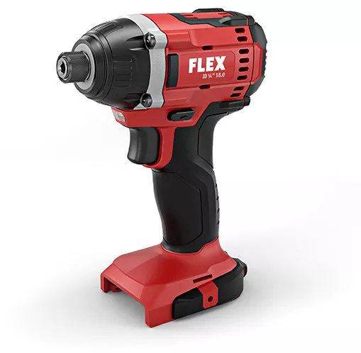 Детальное изображение : аккумуляторная ударная дрель-шуруповерт flex id 1/4&quot; 18.0/2.5 set