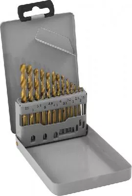 Набор спиральных сверл Thorvik HSS TiN TDBS13 TDBS13 – купить в , анонс
Набор спиральных сверл Thorvik HSS TiN TDBS13 – анонс, характеристики, TDBS13