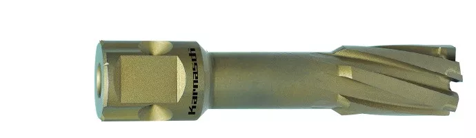 Твердосплавное корончатое сверло T.C.T. Karnasch Hard-Line L55 D27 Universal/Weldon 19 мм