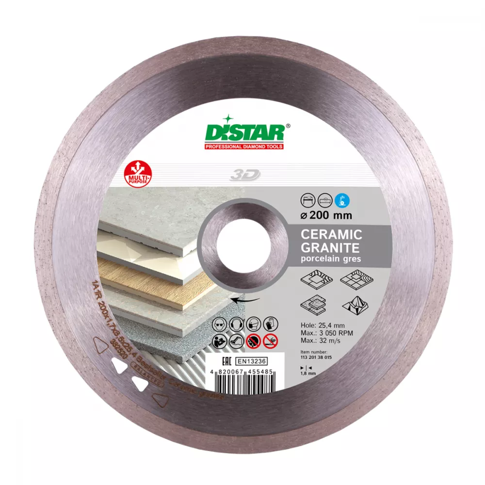 Алмазный диск DISTAR 1A1R Bestseller Ceramic granite D250 Алмазный диск DISTAR 1A1R Bestseller Ceramic granite D250