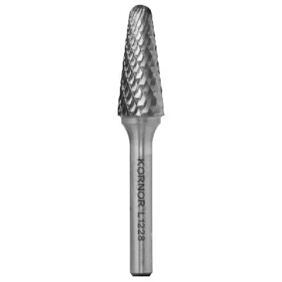 Борфреза сфероконическая KORNOR L0313BM03 насечка двойная типа L – анонс, характеристики, 
