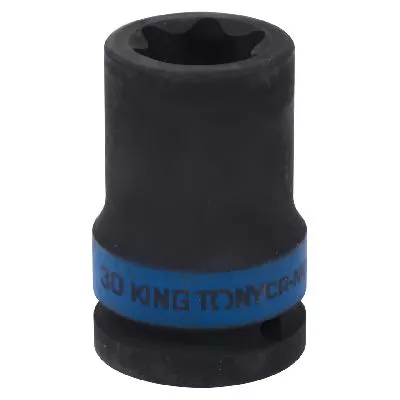 Головка торцевая ударная TORX Е-стандарт 3/4&quot;, E30, L = 56 мм KING TONY 657530M KING TONY – анонс, характеристики, MST657530M 