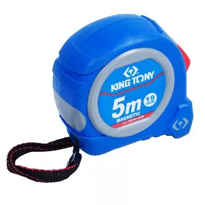 Рулетка измерительная 5 м, полотно 19 мм, магнитный крюк KING TONY 79094-05M : в описании характеристика и цена Цена по акции на рулетка измерительная 5 м, полотно 19 мм, магнитный крюк king tony 79094-05m в магазине Инструмент-24