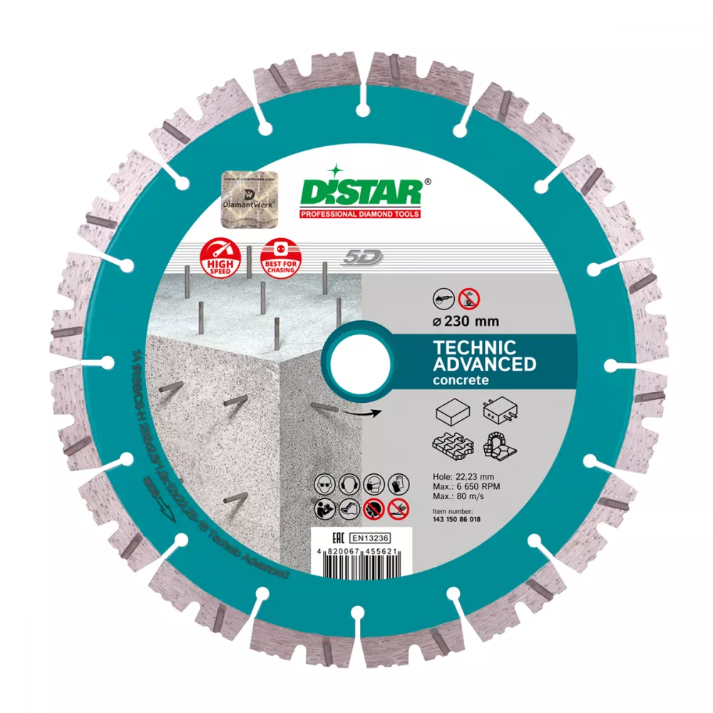 Алмазный диск DISTAR 1A1RSS/С3 Technic Advanced D125