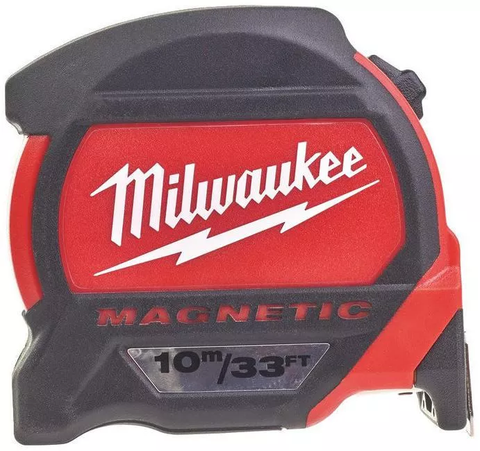 Рулетка Milwaukee ПРЕМИУМ магнитная 10м- 33фт