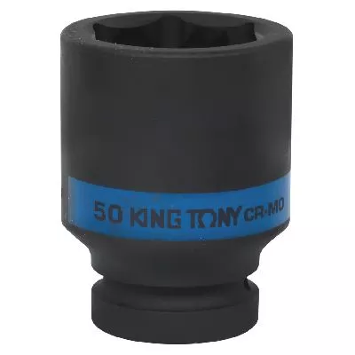 Головка торцевая ударная глубокая шестигранная 1&quot;, 50 мм KING TONY 843550M KING TONY – анонс, характеристики, MST843550M 