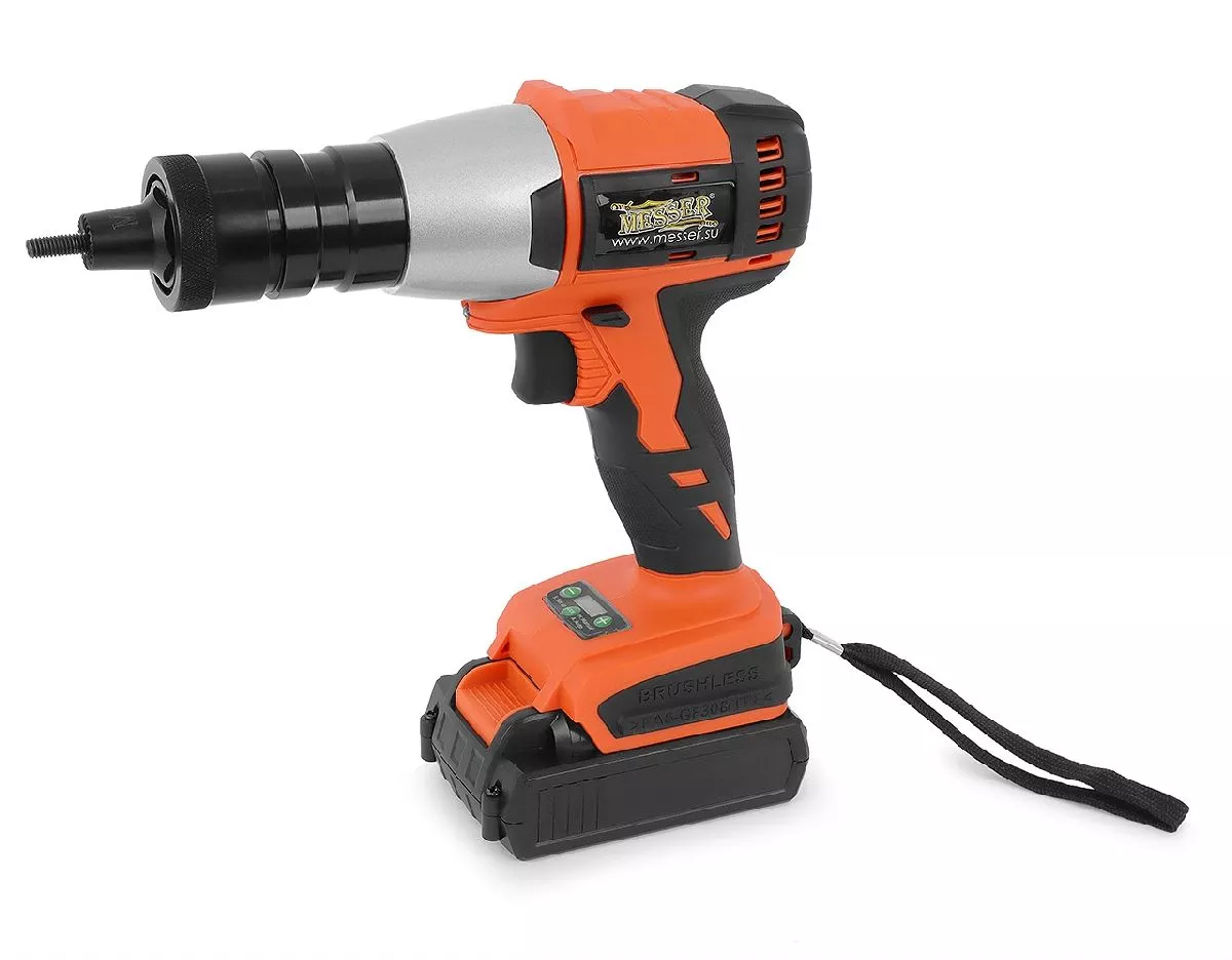 Аккумуляторный заклепочник MESSER LW20LM (серия 2021) резьбовой