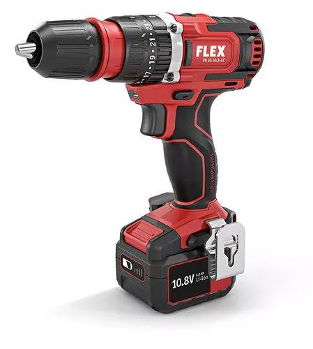 Детальное изображение : аккумуляторный ударный дрель-шуруповерт flex pd 2g 10.8-ec