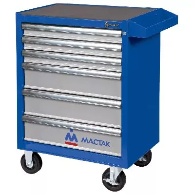 Тележка инструментальная, 6 выдвижных ящиков, &quot;ОПТИМА&quot;, синяя МАСТАК 521-06581MB МАСТАК – анонс, характеристики, MST521-06581MB 