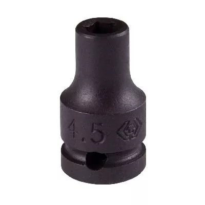 Головка торцевая ударная шестигранная 1/4&quot;, 4,5 мм KING TONY 253545M KING TONY – анонс, характеристики, MST253545M 