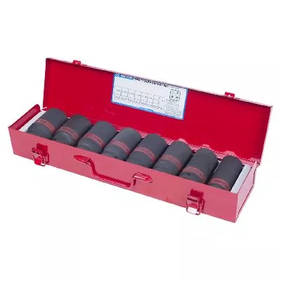 Набор ударных глубоких торцевых головок 3/4&quot;, шестигранные, 1&quot;-1&amp;1/2&quot;, 8 предметов KING TONY 6410SP KING TONY – анонс, характеристики, MST6410SP 