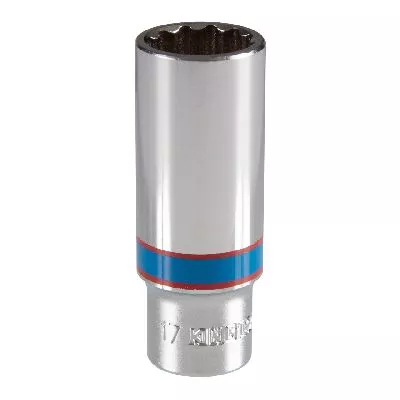 Головка торцевая глубокая двенадцатигранная 3/8&quot;, 17 мм KING TONY 323017M KING TONY – анонс, характеристики, MST323017M 