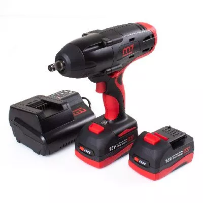 Акция гайковерт аккумуляторный ударный 1/2&quot;, 1220 нм, 18 в, 4 предмета, кейс mighty seven dw-18502