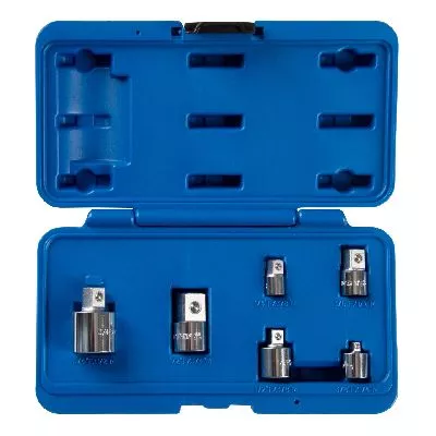 Набор переходников 1/4&quot;, 3/8&quot;, 1/2&quot;, 3/4&quot;, 6 предметов, кейс KING TONY 78106 KING TONY – анонс, характеристики, MST78106 