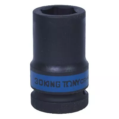 Головка торцевая ударная глубокая шестигранная 1&quot;, 30 мм KING TONY 843530M KING TONY – анонс, характеристики, MST843530M 