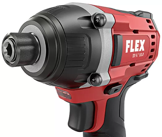 Детальное изображение : аккумуляторная ударная дрель-шуруповерт flex id 1/4&quot; 18.0/2.5 set