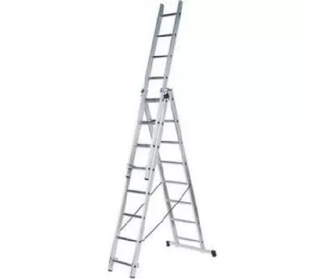 Фото-описание лестница алюминиевая трёхсекционная ла 3х10 вихрь, , шт Акции в Инструмент-24 на лестница алюминиевая трёхсекционная ла 3х10 вихрь, , шт